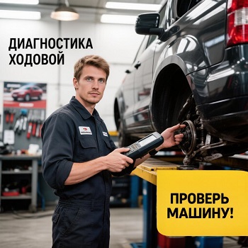 Бесплатная диагностика ходовой + скидка 15% на ремонт по рекомендациям
